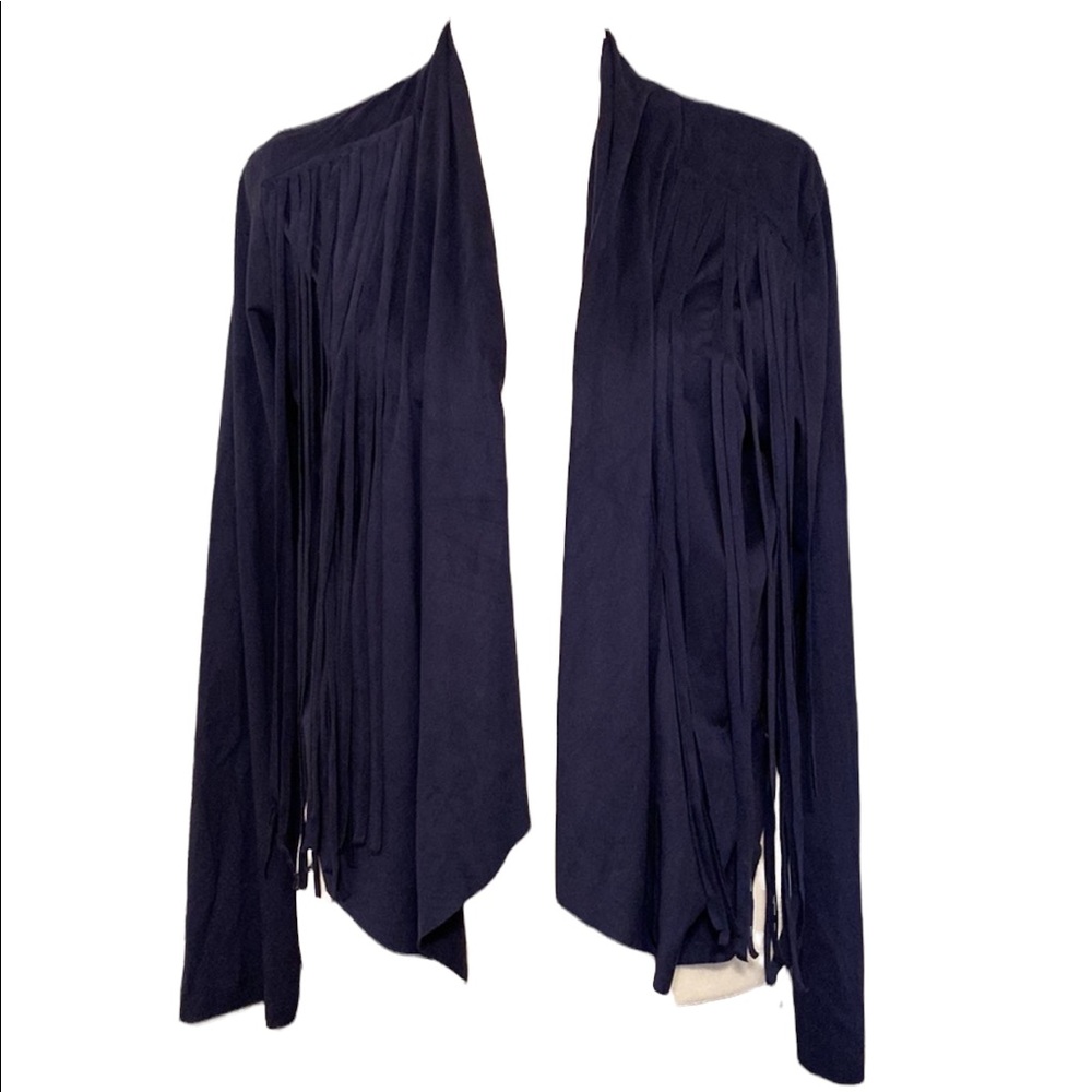 LIVING DOLL fringe blazer